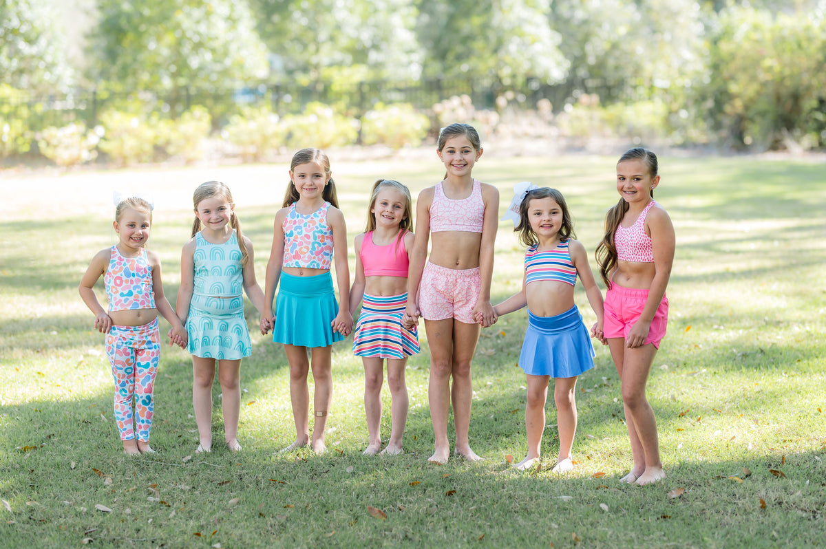 Aqua girls Rainbow Skirt