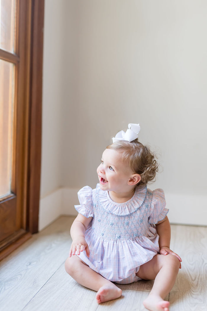 Beatrice Bow Smocked Bubble