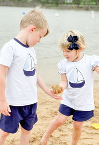 St. Augustine Sailboat Boy Short Set