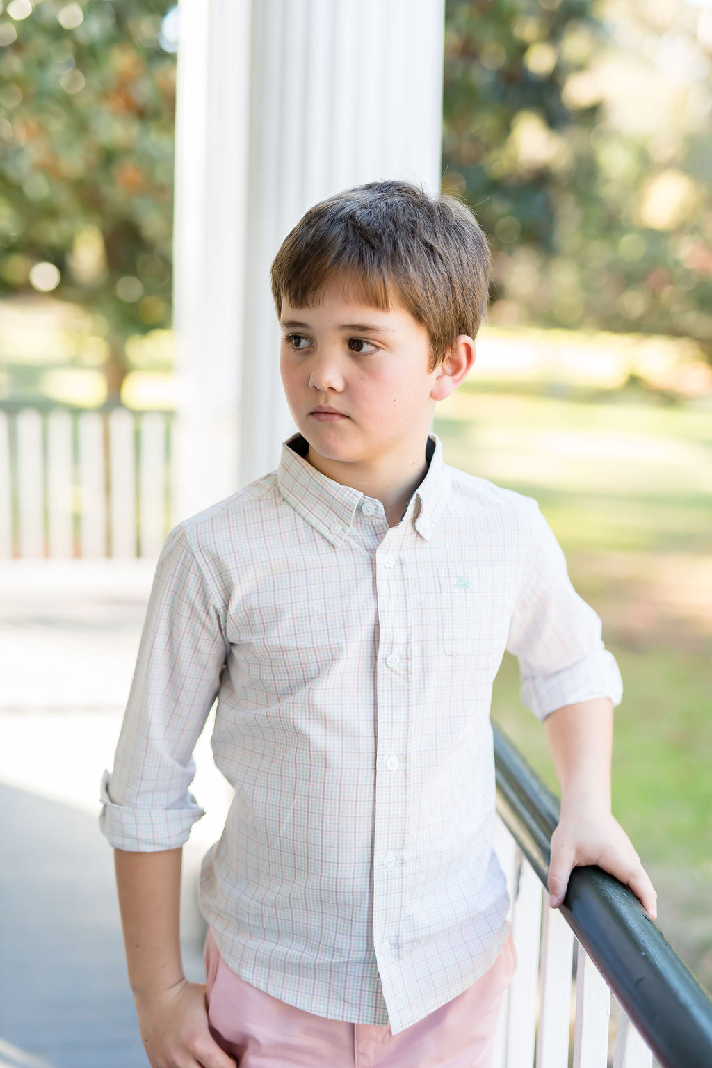 Deans List Plaid Destin Dress Shirt