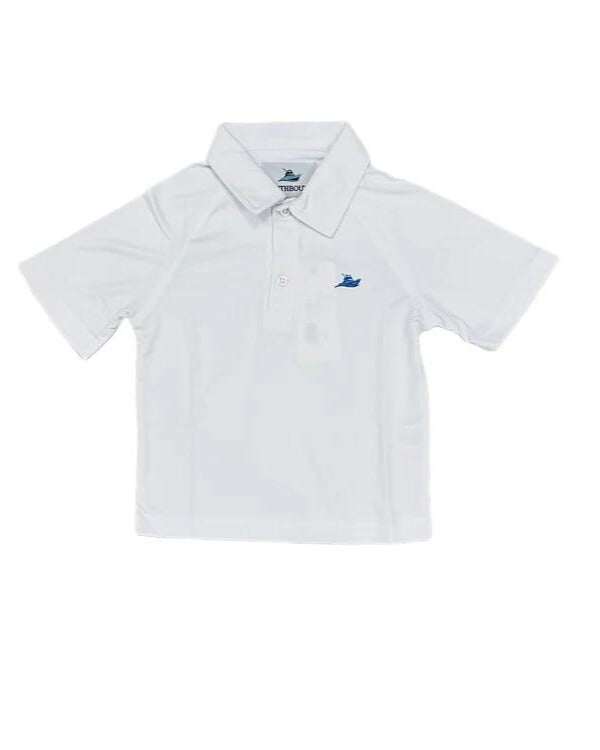 White Performance Polo
