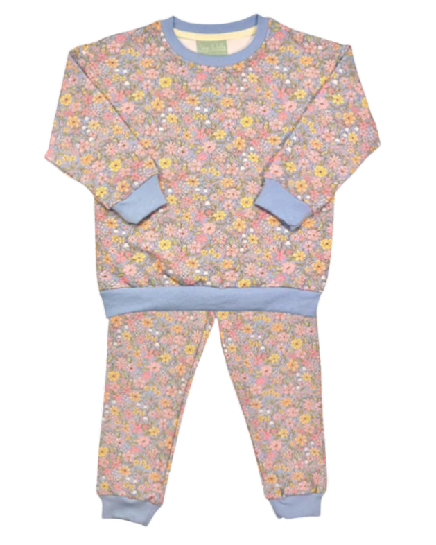 Jogger Set Blue Floral