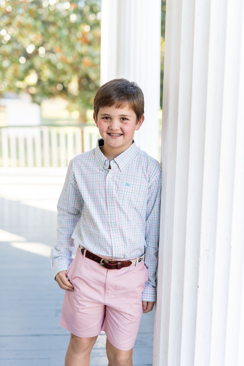 Coastal Plaid Destin Dress Shirt