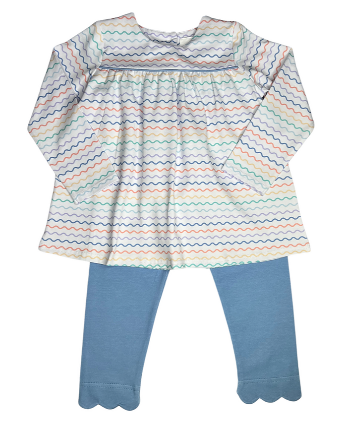 Girls Waves Pant Set