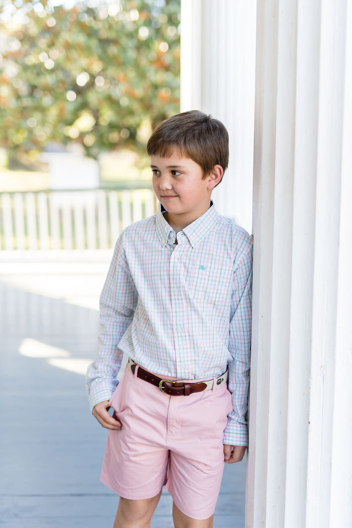 Coastal Plaid Destin Dress Shirt