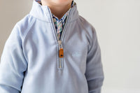 Andes Quarter Zip Smoky Blue Pullover