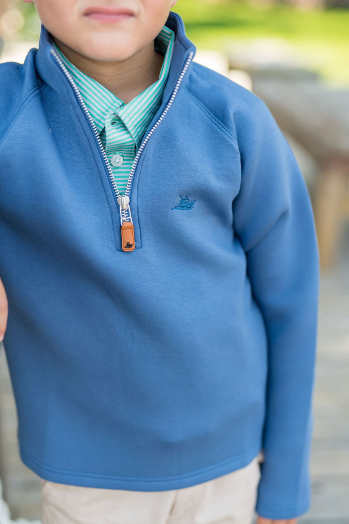 Andes Quarter Zip Classic Blue Pullover