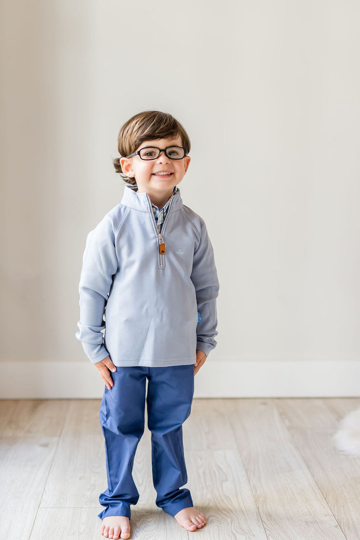 Smoky Blue Pullover