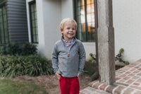 Andes Quarter Zip Lightweight Heather Gray Pullover