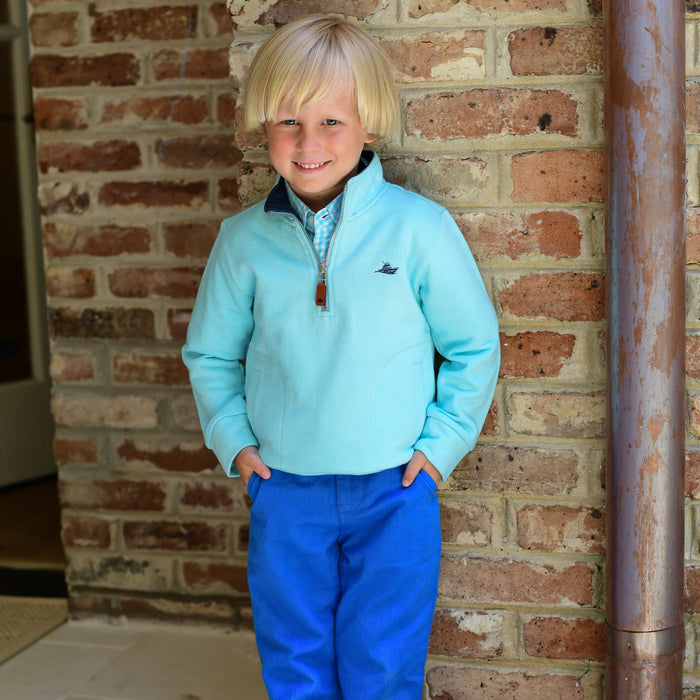 1/2 Zip Knit Pullover for Kids - Island Paradise