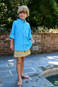 Turquoise Fishing Shirts