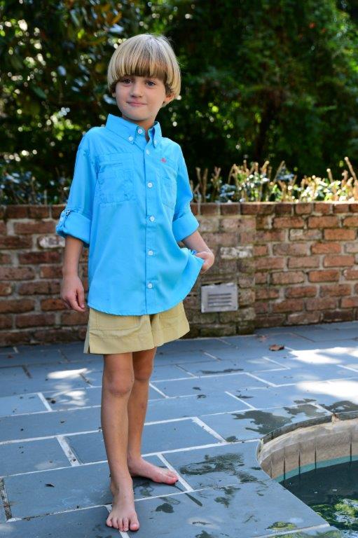 Turquoise Fishing Shirts