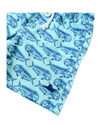 Blue Fish Swim Shorts