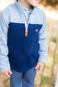 Blue and Gray Combo Destin Dress Shirt