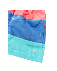 Caribbean Color Block Swim Shorts