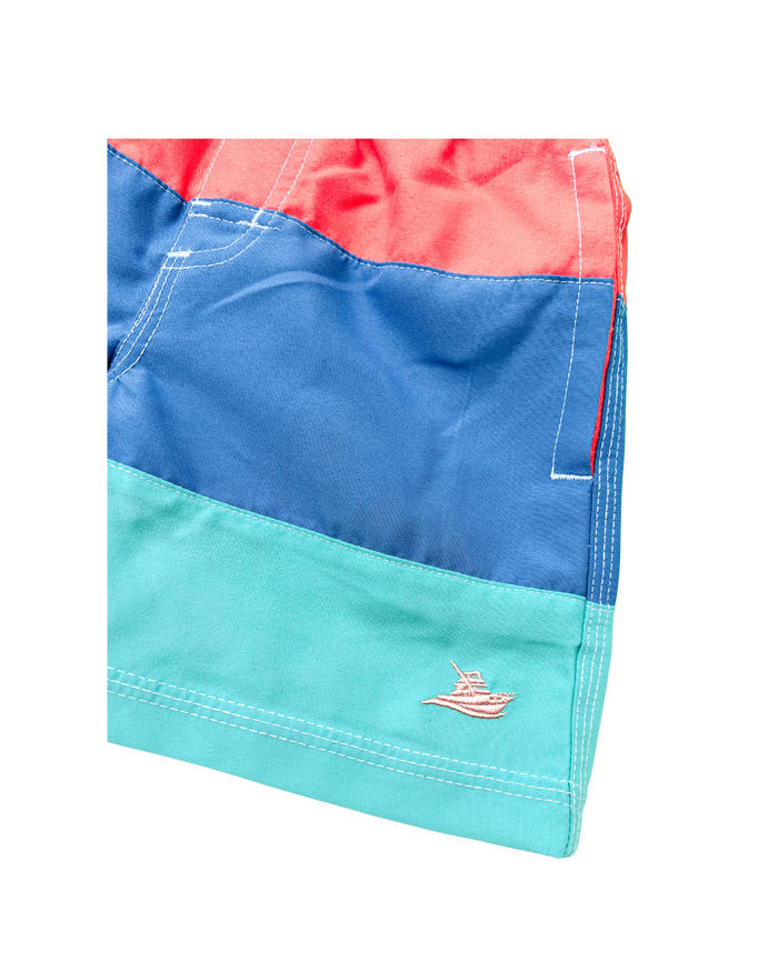 Caribbean Color Block Swim Shorts