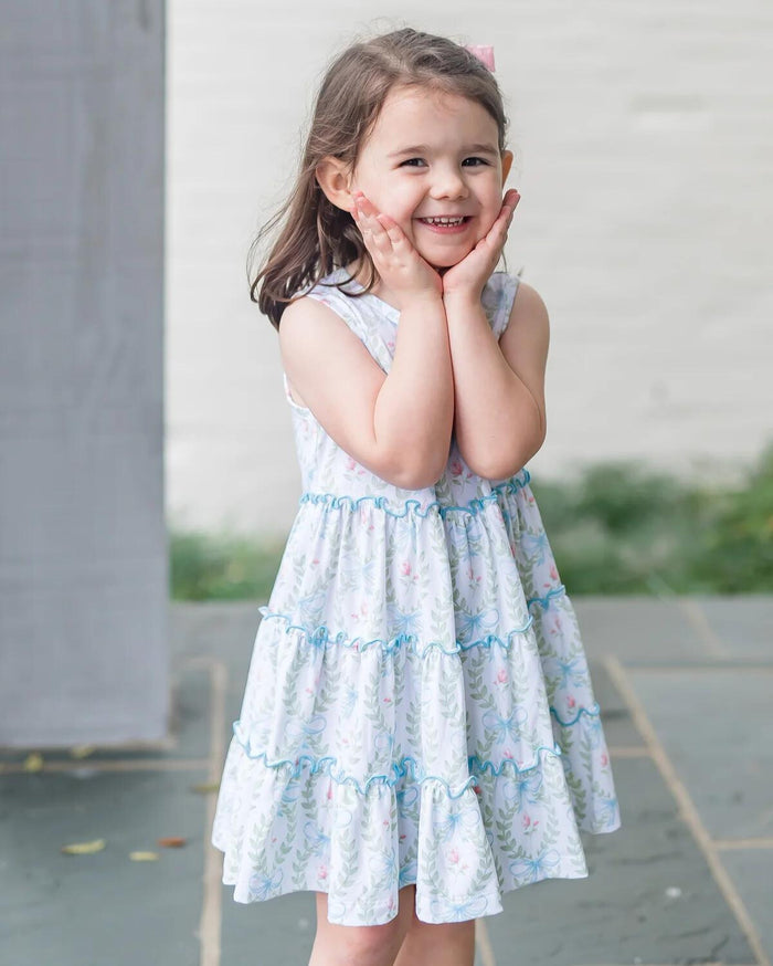 Baby Blue Bows Katie Dress