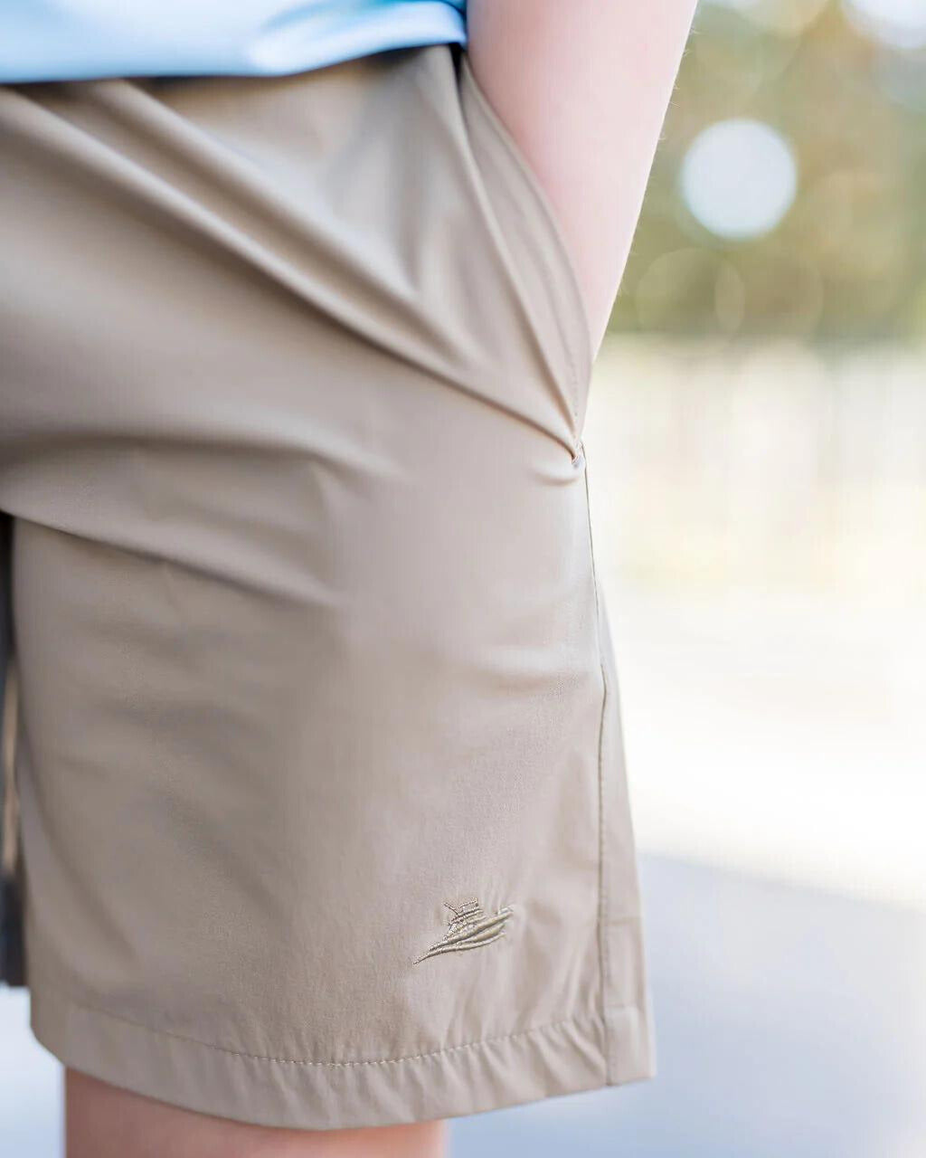 Khaki Performance Play Shorts