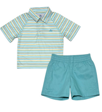 Golden and Apricot Performance Polo