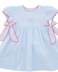 Ellie Embroidered Mouse Bows Dress