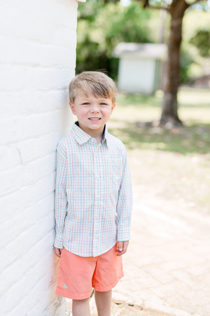 Opal Multi Plaid Destin Dress Shirt