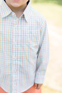 Opal Multi Plaid Destin Dress Shirt