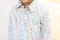 Opal Multi Plaid Destin Dress Shirt