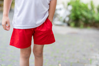 Red Performance Play Shorts