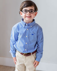Royal Gingham Destin Dress Shirt