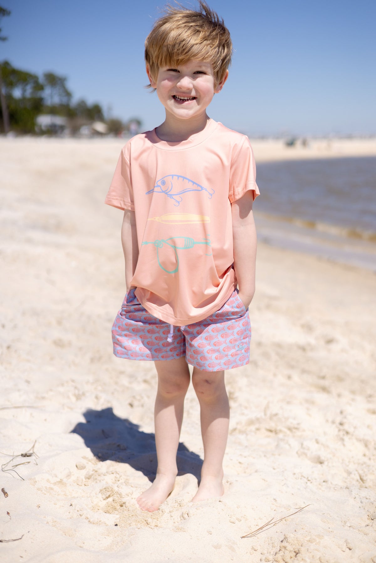 Coral Fish Swim Shorts