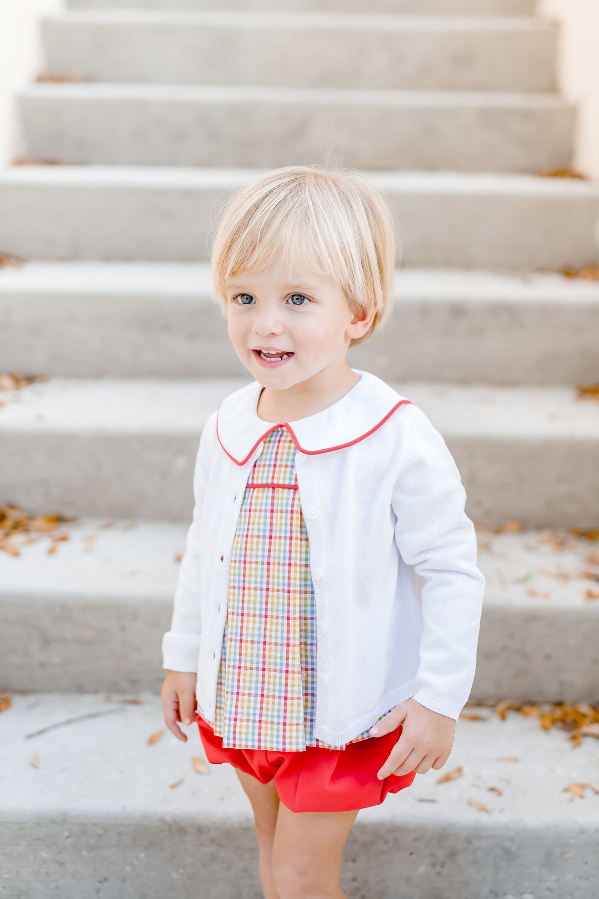 White Button Up Cardigan (Unisex)