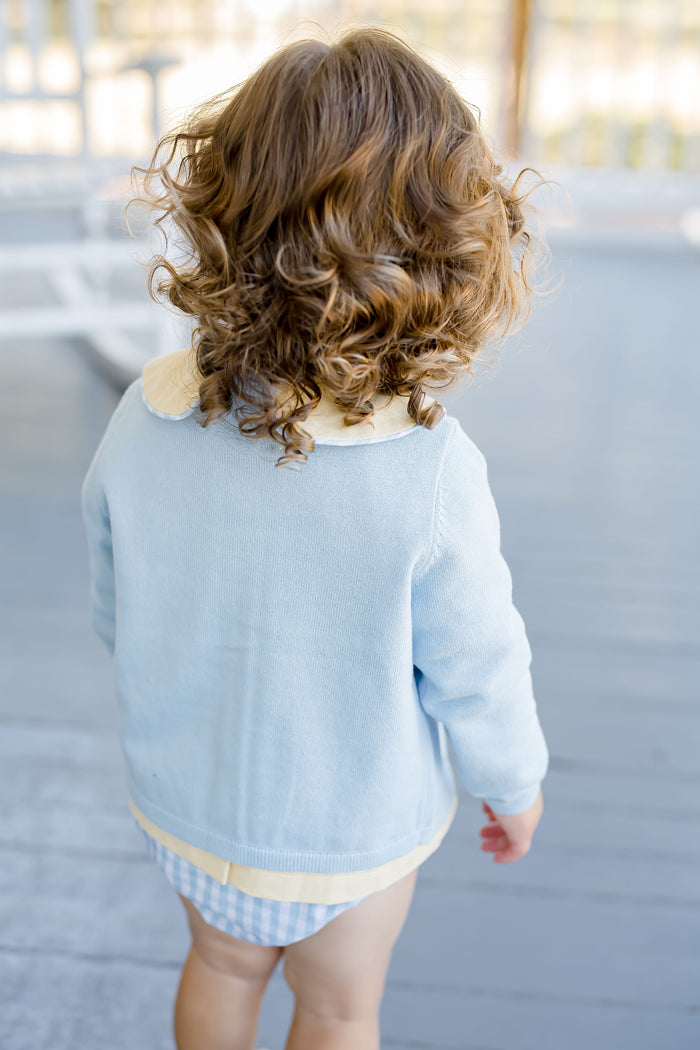 Baby Blue Button Up Cardigan (Unisex)