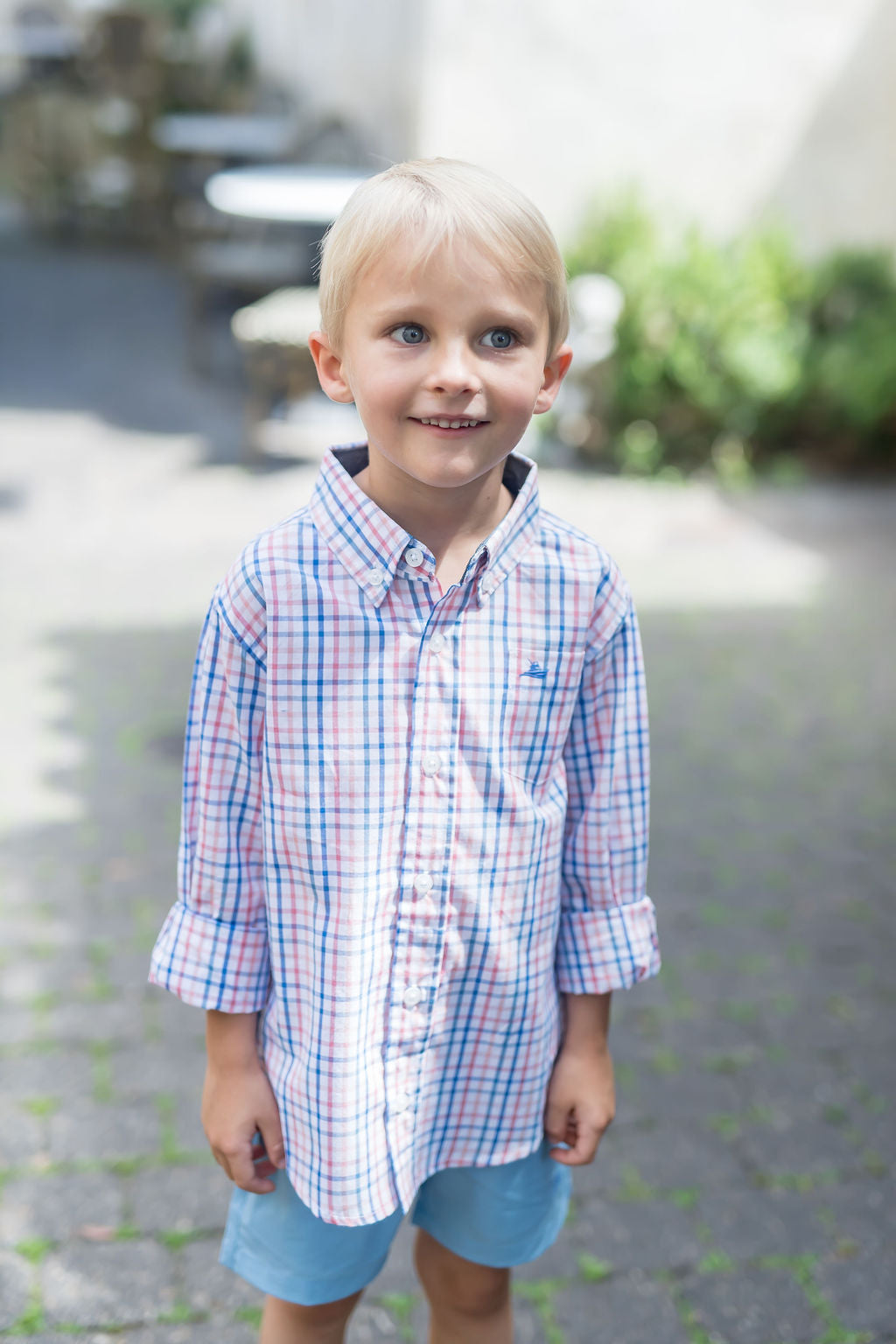 Regatta and Coral Destin Dress Shirt