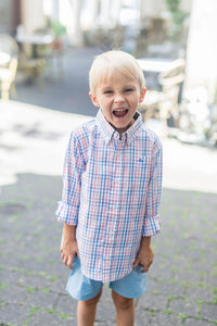 Regatta and Coral Destin Dress Shirt