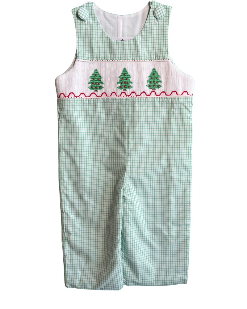 Classic Christmas Tree Smocked Longall