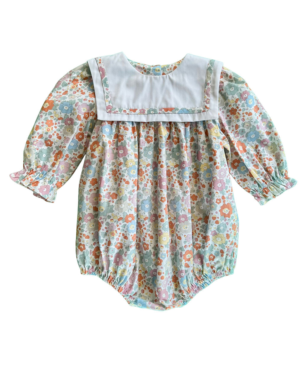 Mint Floral Collar Bubble