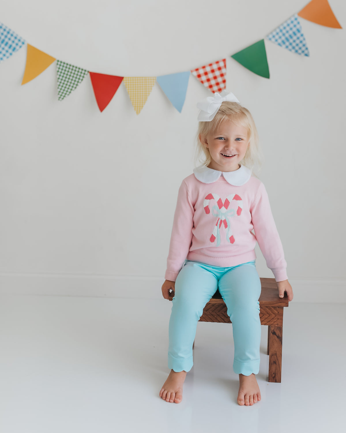 Girls Candy Cane Cutie Sweater
