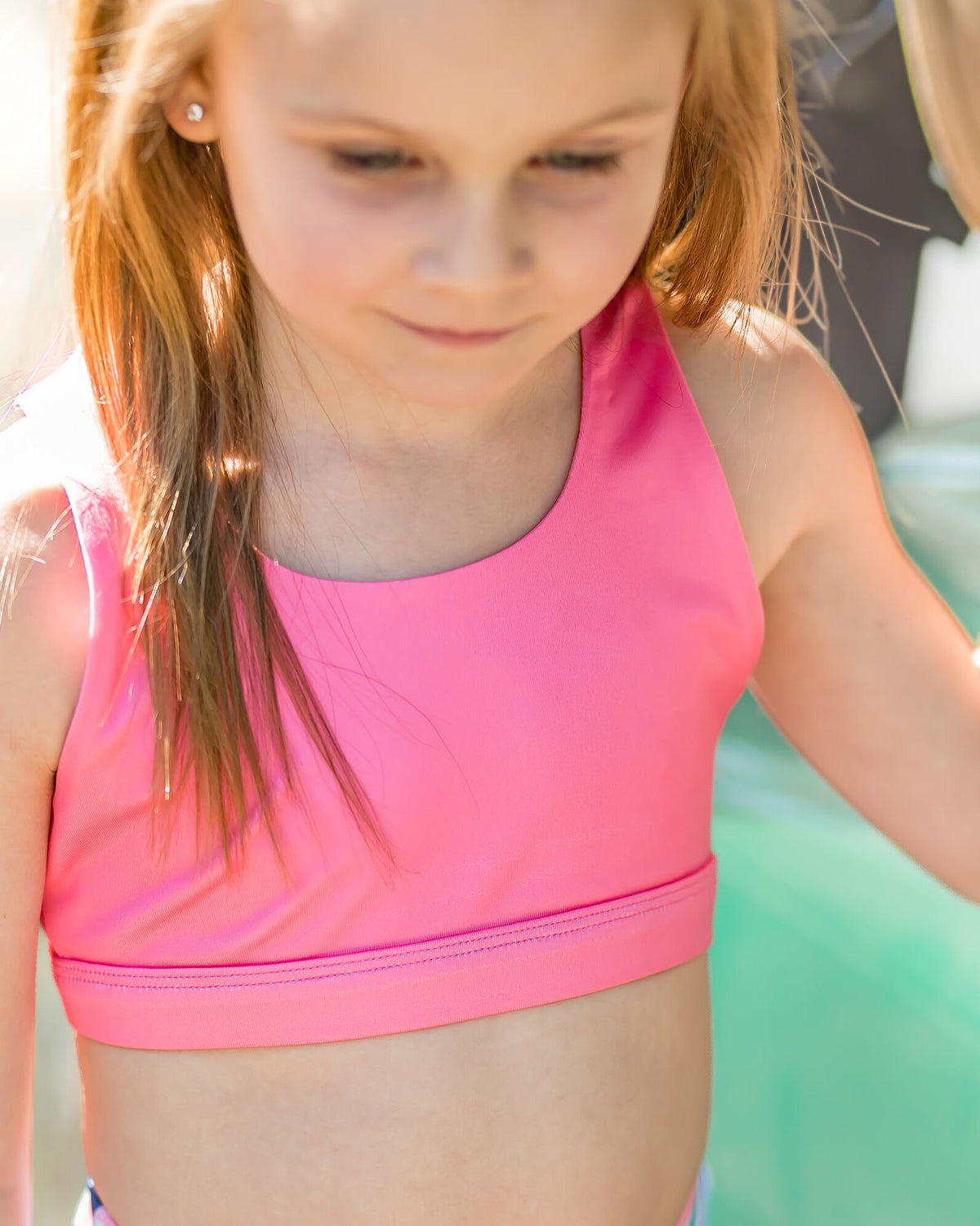 Pink Sports Bra