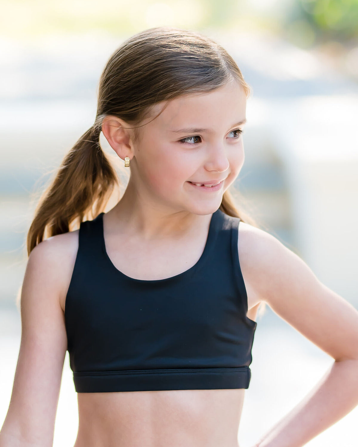 Black Sports Bra