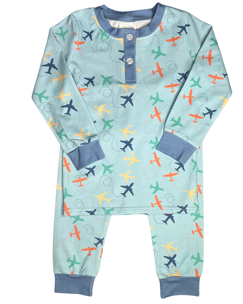 Boys Airplane Morning Set