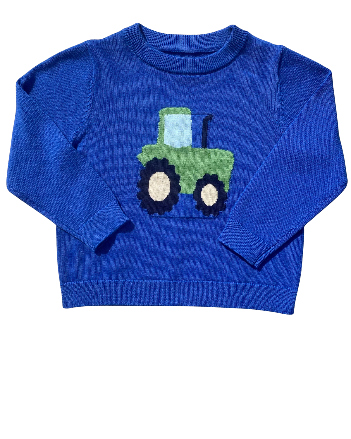 Boys Down on the Farm Tractor Sweater