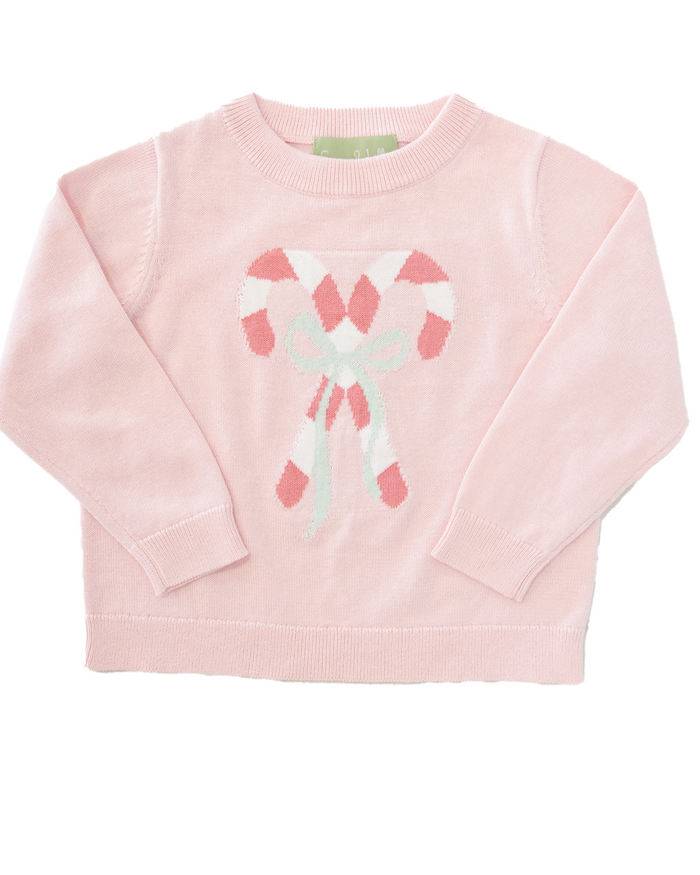 Girls Candy Cane Cutie Sweater
