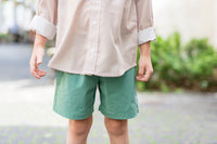 Brown Gingham Performance Button-Down Dress Shirt