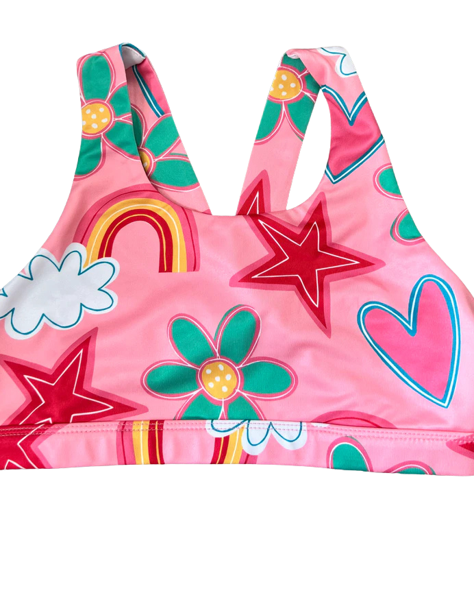 Flower Power Sports Bra