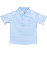 Opal Stripe Performance Polo