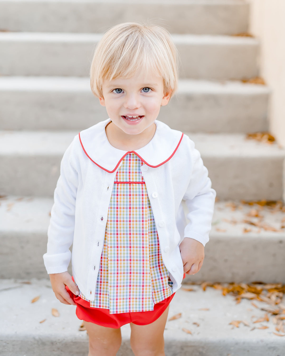 White Button Up Cardigan (Unisex)