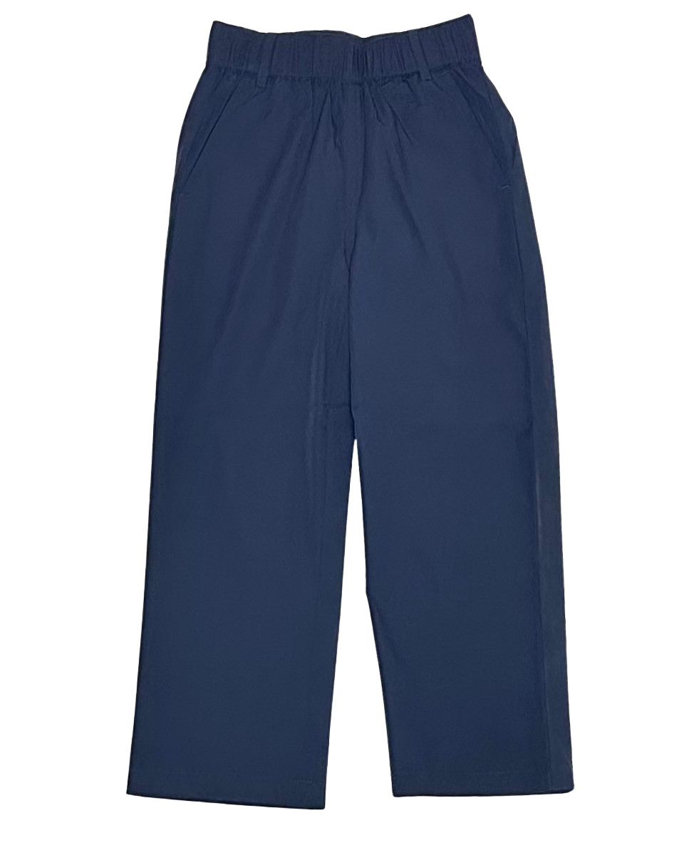 Navy Elastic Waist Point Clear Performance Pants