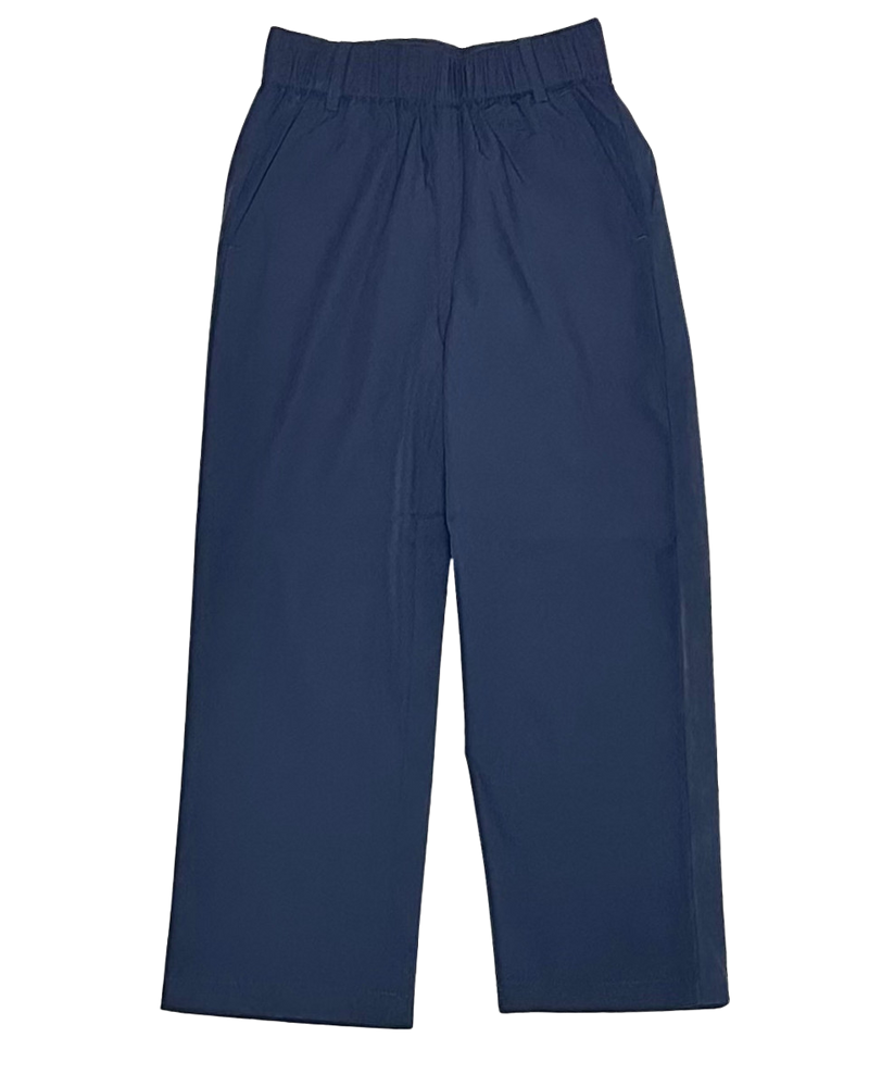 Navy Elastic Waist Point Clear Performance Pants