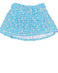 Country Club Taylor Turquoise Square Skirt