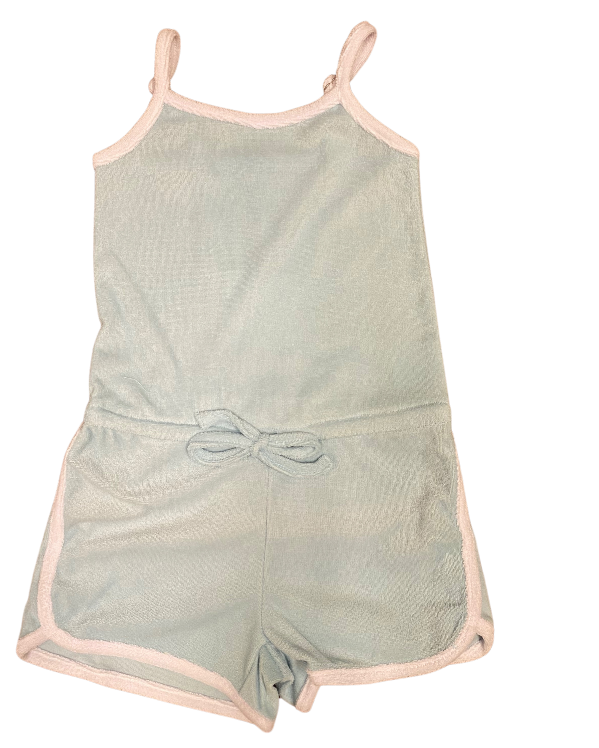 Light Blue Terry Romper